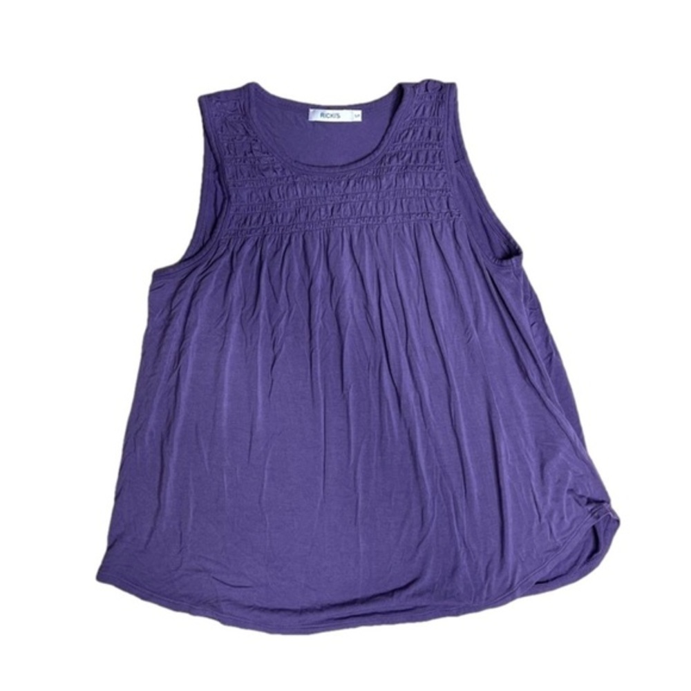 ⭐️ Rickis purple sleeveless shirt- size small